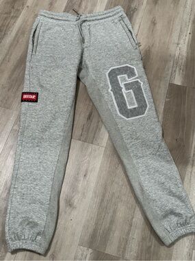 GEEDUP Men's Gray Fleece Jogger Pants - Comfort Fit